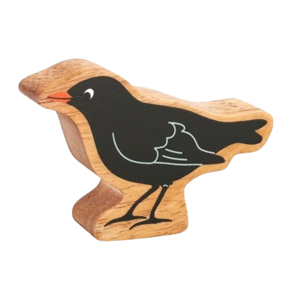 Koltrast träfigur fairtrade från Lanka Kade