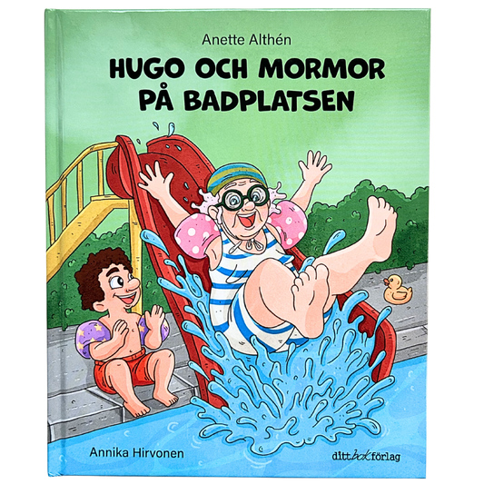 Hugo och Mormor på badplatsen - Bok 2-6 år