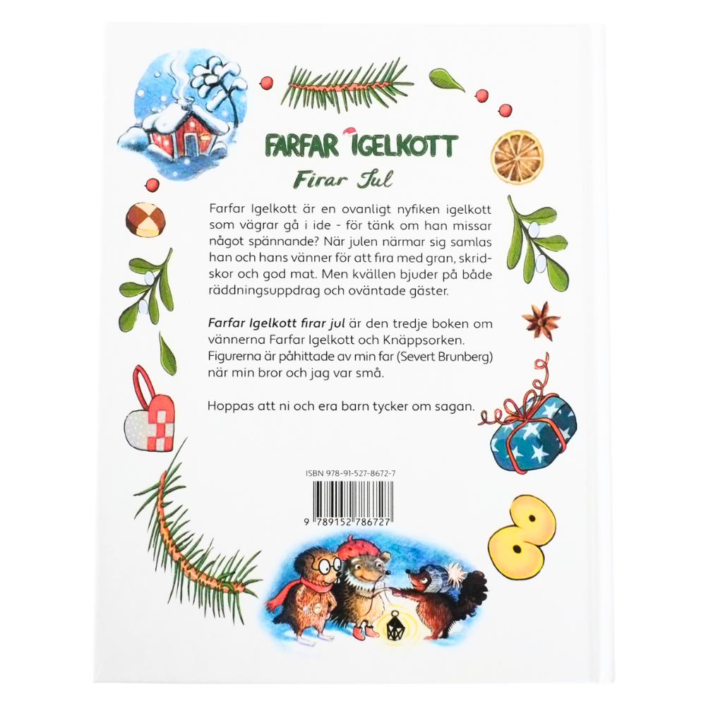 Grandpa Hedgehog Celebrates Christmas - Book for ages 3-6