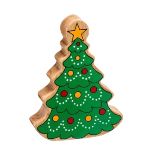 Julgran Fairtrade Träfigur - By Lelou