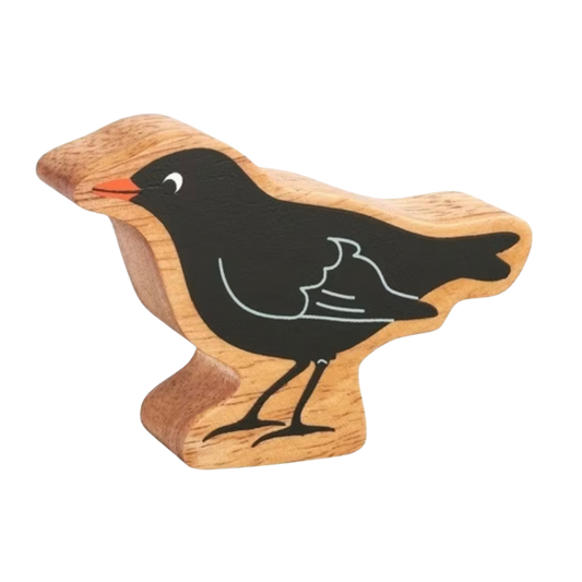 Koltrast träfigur fairtrade från Lanka Kade