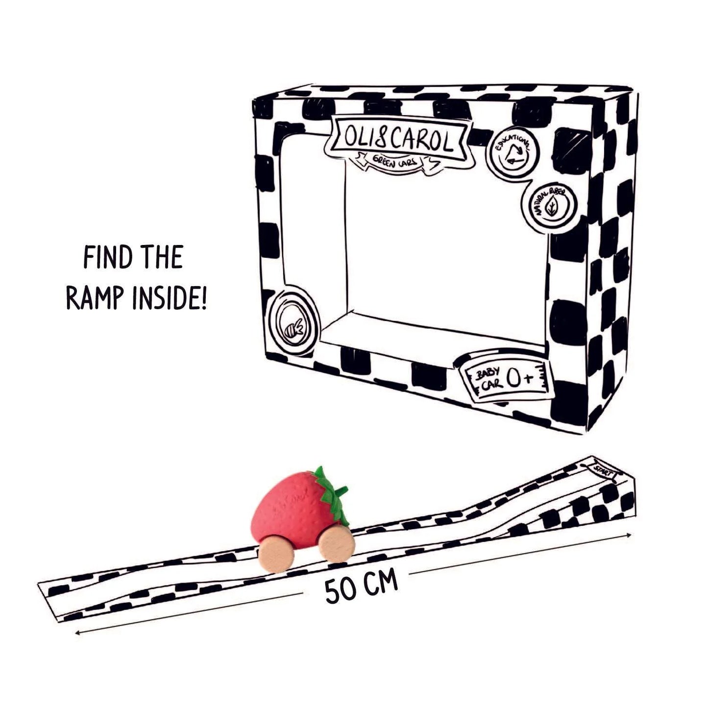 Sweetie the Strawberry - Toy car