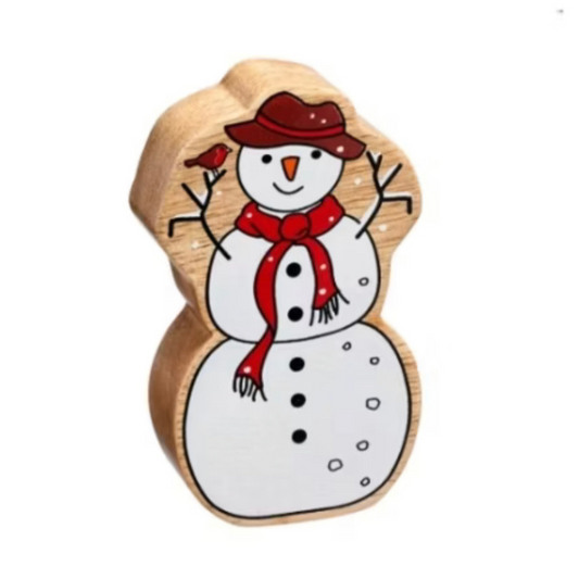 Snögubbe träfigur Lanka Kae