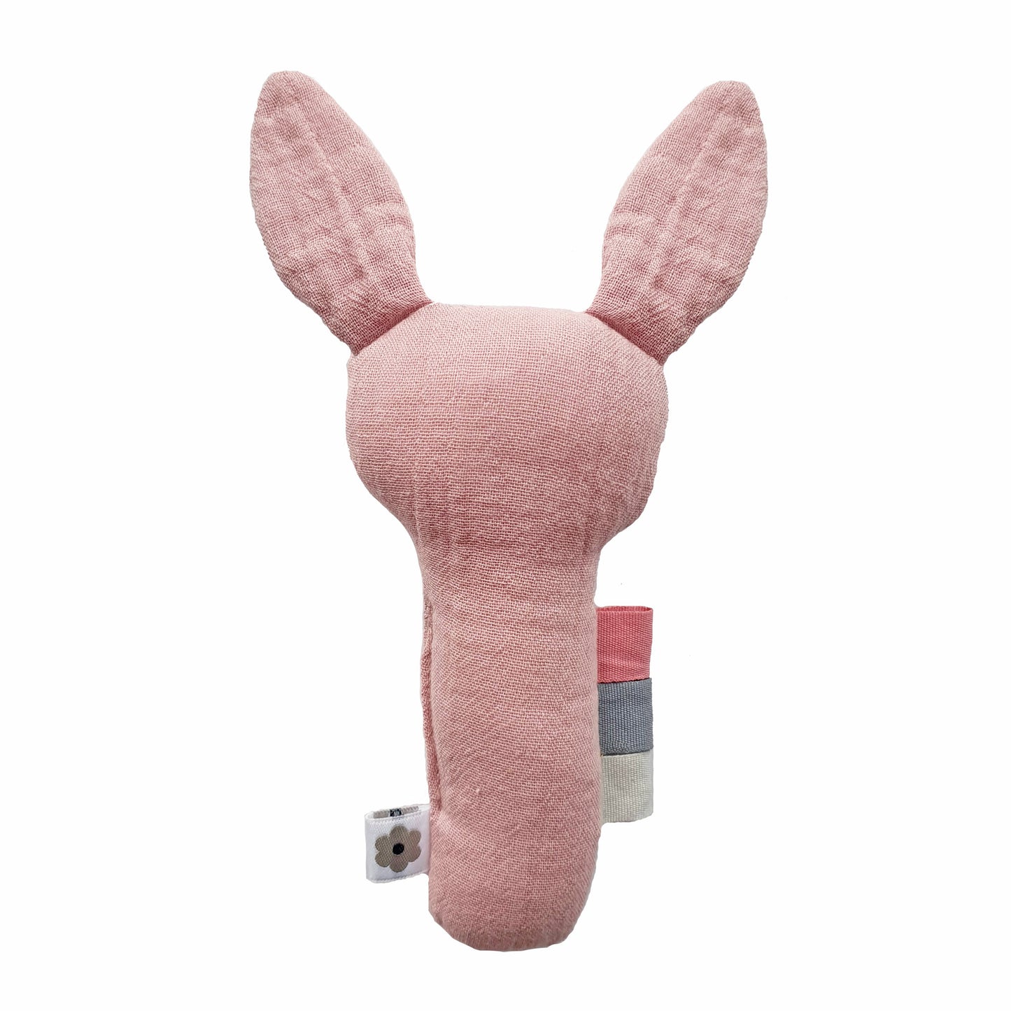 Mjuk Skallra Kanin Pale Mauve